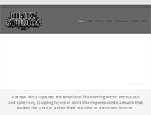 Tablet Screenshot of hintzstudios.com